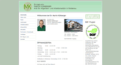 Desktop Screenshot of drkuehberger.com